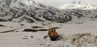 Şırnak'ta kar kalınlığının 5 metreyi aştığı Faraşin Yaylası'nın yolu ulaşıma açıldı