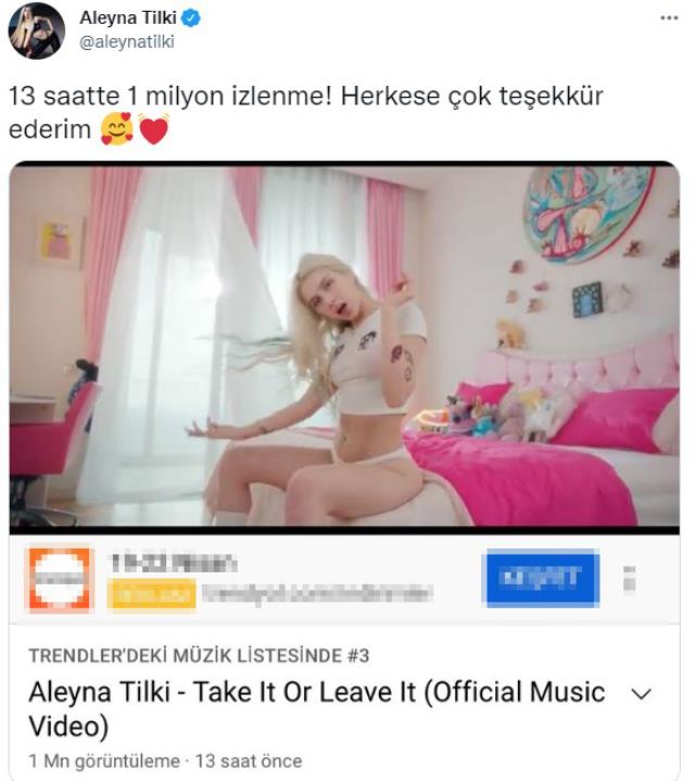 Aleyna Tilki yeni şarkısının klibiyle gündem oldu! Cesur sahneleri görenler Gülşen'e benzetti