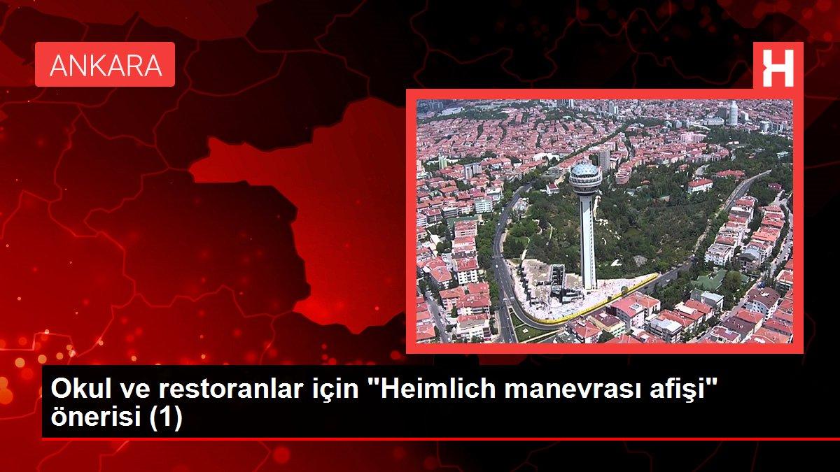 Okul ve restoranlar için 'Heimlich manevrası afişi' önerisi (1)