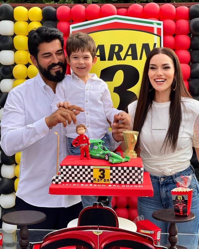Fahriye Evcen ve Burak Özçivit'in Oğulları Karan 3 Yaşında