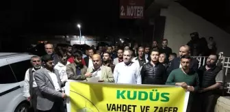 Silopi'den İsrail'in Mescid-i Aksa saldırısına protesto