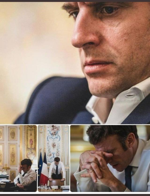 Macron'un seçim fotoğrafları sosyal medyayı fena salladı: Hangi maço erkeği taklit ediyor?