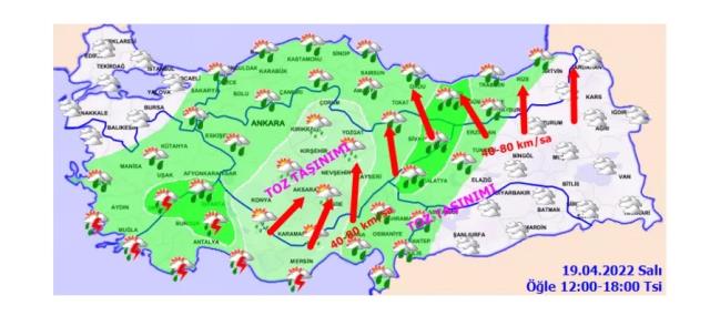 19 Nisan Salı günü hava nasıl olacak? Yurt genelinde sağanak yağış ve bulutlu bir hava hakim