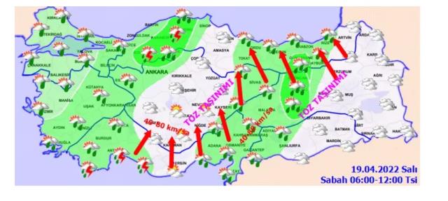 19 Nisan Salı günü hava nasıl olacak? Yurt genelinde sağanak yağış ve bulutlu bir hava hakim