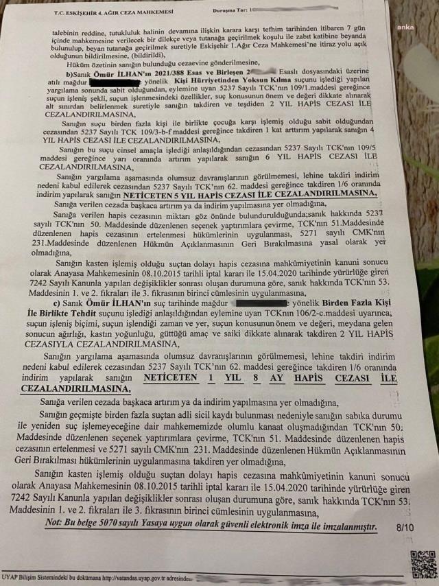 AK Partili belediye başkan yardımcısının oğlu, 12 yaşındaki çocuğa tecavüzden 38 yıl ceza aldı! Belediyenin camları taşlandı