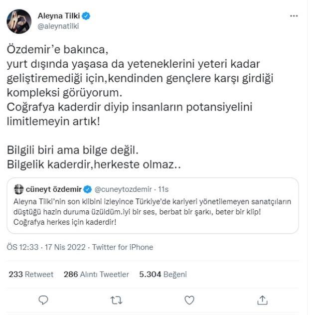 Gülşen, yeni klibindeki cüretkar danslarıyla tepki çeken Aleyna Tilki'ye destek oldu