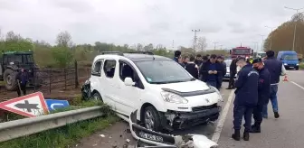 Samsun'da tır araçları biçti: 4 yaralı