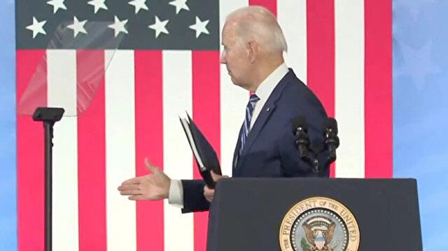 ABD Başkanı Joe Biden 8 gün aradan sonra tekrar boşlukla tokalaştı ABD Başkanı Joe Biden 8 gün aradan sonra tekrar boşlukla tokalaştı