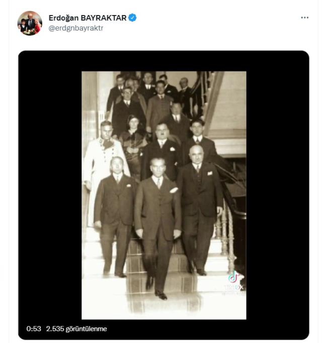 AK Partili eski bakandan Atatürk videosu: Erdoğan'a mı gönderme yaptı?