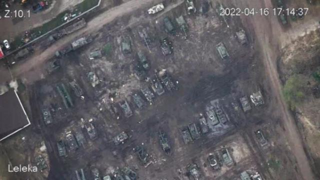 Putin'in sakladığı dev tank mezarlığı ve ölen Rus asker sayısı ortaya çıktı, anında sildiler