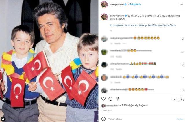 Ünlü isimler çocukluk fotoğraflarını paylaşarak 23 Nisan Çocuk Bayramı'nı kutladı