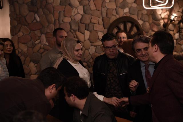 Tuzla Belediye Başkanı Şadi Yazıcı, sahur programında basın mensuplarıyla bir araya geldi