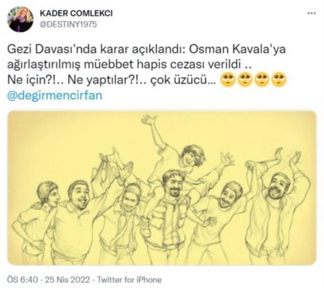 Gezi davasında Osman Kavala'ya ağırlaştırılmış müebbet verildi! İşte karar sonrası sosyal medyada çığ gibi büyüyen tepkiler