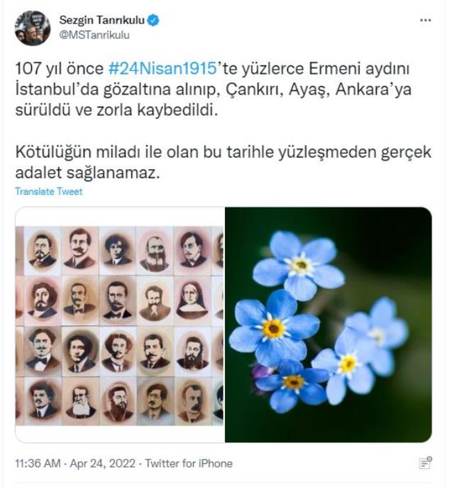 Son Dakika: CHP'li Sezgin Tanrıkulu'nun sözde Ermeni soykırımı paylaşımlarına soruşturma