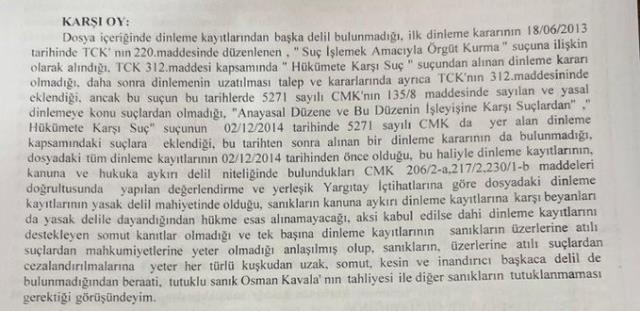 İYİ Parti Gezi kararını 'muhalefet şerhi' yapan hakim üzerinden değerlendirdi! Hakim 'dinlemeler hukuksuz, dosyada delil yok' demişti