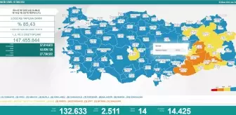 Koronavirüste Bugün: 14 Kişi Hayatını Kaybetti, 2 Bin 511 Yeni Vaka Tespit Edildi