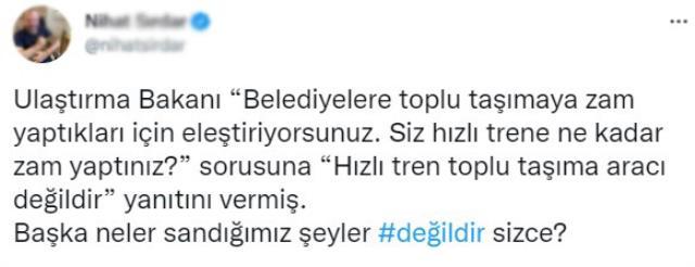 Bakan Karaismailoğlu'ndan canlı yayında dikkat çeken sözler: Hızlı tren, toplu taşıma değildir