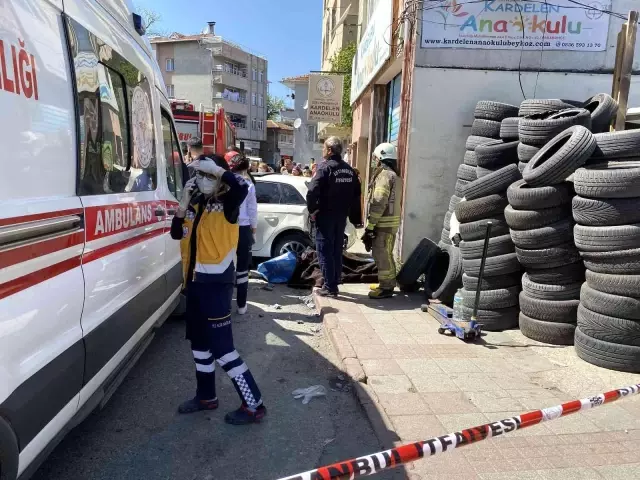 Market poşetleriyle işinden çıkıp evine giden kadın feci şekilde can verdi