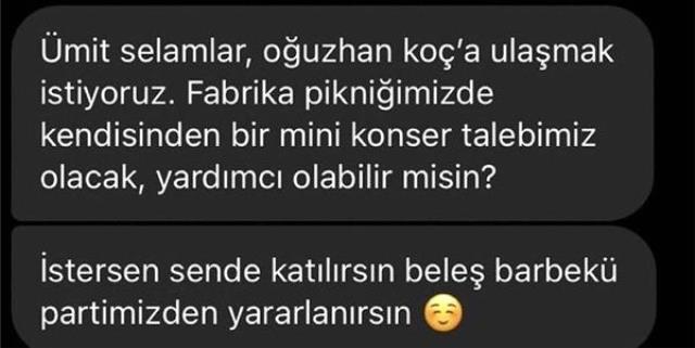 Oğuzhan Koç'a ulaşmak isteyen kişinin attığı mesaj Ümit Erdem'i kızdırdı: Bizi bu üslupsuzluk bitirecek