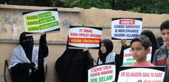 Cizre'de İsrail'in Mescid-i Aksa'ya saldırıları protesto edildi