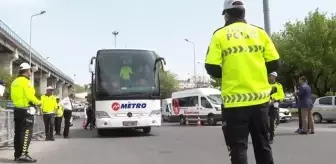 İstanbul'da bayram öncesinde yolcu otobüslerine denetim