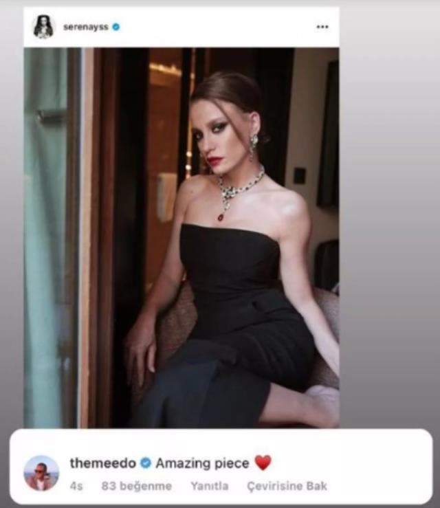 Şeyma Subaşı'nın eski sevgilisi Mohammed Alsaloussi'den Serenay Sarıkaya'ya olay yorum: Harika parça