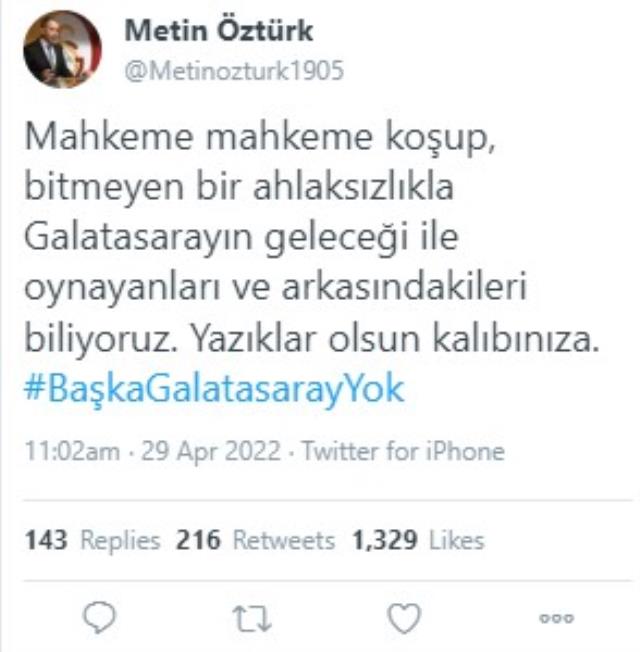 Son Dakika: Galatasaray'da yarın yapılması planlanan başkanlık seçimi iptal! İstinaf Mahkemesi, seçime tedbir kararı koydu Son Dakika: Galatasaray'da yarın yapılması planlanan başkanlık seçimi iptal! İstinaf Mahkemesi, seçime tedbir kararı koydu