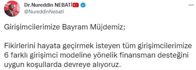 6 farklı girişimci modeline yönelik finansman desteği devreye alınıyor 6 farklı girişimci modeline yönelik finansman desteği devreye alınıyor