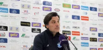 Vincenzo Montella: 'Kendi performansımızdan uzak bir çizgi çizdik'