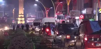 Trabzonspor taraftarları Ankara'da şampiyonluğu kutluyor (2)