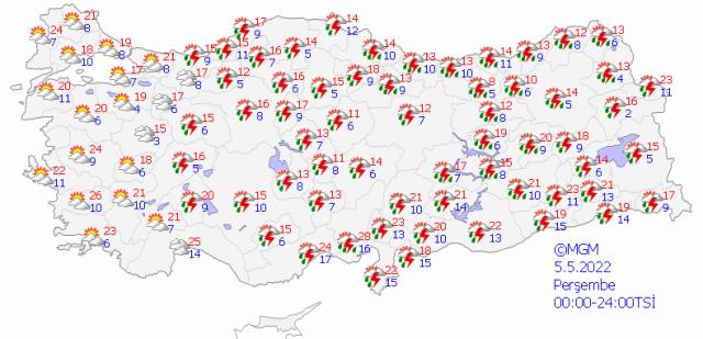 Bayram planı yapanlar dikkat! Meteoroloji sağanak yağış için saat verdi Bayram planı yapanlar dikkat! Meteoroloji sağanak yağış için saat verdi