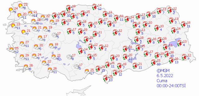 Bayram planı yapanlar dikkat! Meteoroloji sağanak yağış için saat verdi Bayram planı yapanlar dikkat! Meteoroloji sağanak yağış için saat verdi