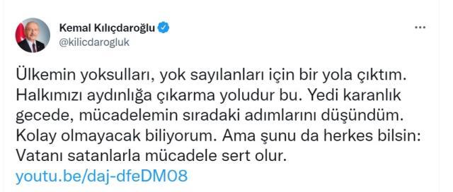 Kılıçdaroğlu'ndan karanlıkta bir haftanın belgeseli: 9 dakikalık videoyu sosyal medya hesabından paylaştı