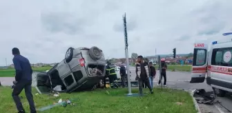 Son dakika haber | Tekirdağ'da iki otomobilin çarpıştığı kazada 4 kişi yaralandı