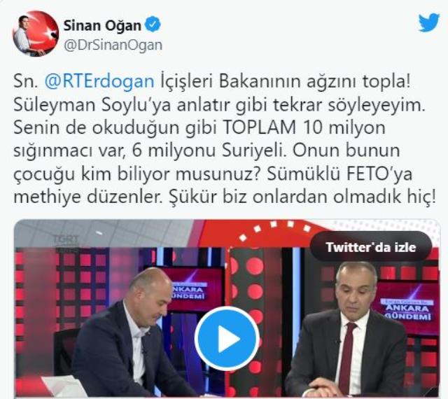 Ümit Özdağ'dan 'Ben de sana destek için geleceğim' diyen Sinan Oğan'a bomba yanıt: Gelme, tek gideceğim Ümit Özdağ'dan 'Ben de sana destek için geleceğim' diyen Sinan Oğan'a bomba yanıt: Gelme, tek gideceğim