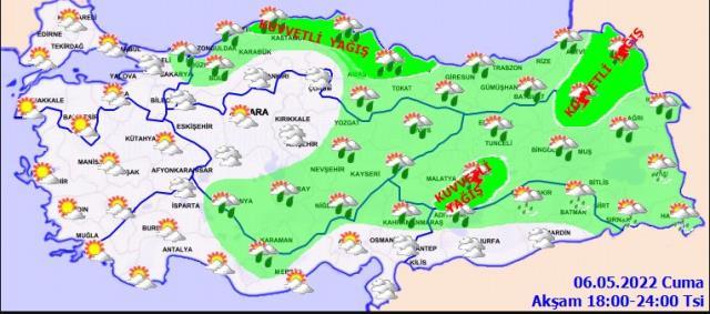6 Mayıs Cuma günü hava nasıl olacak?