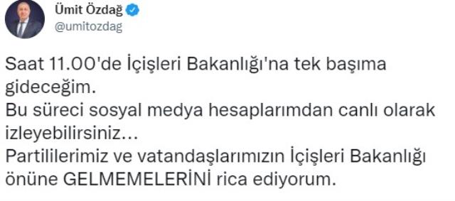 Ankara'da tansiyon yüksek! Zafer Partisi'nin 20 araçlık konvoyu durduruldu Ankara'da tansiyon yüksek! Zafer Partisi'nin 20 araçlık konvoyu durduruldu