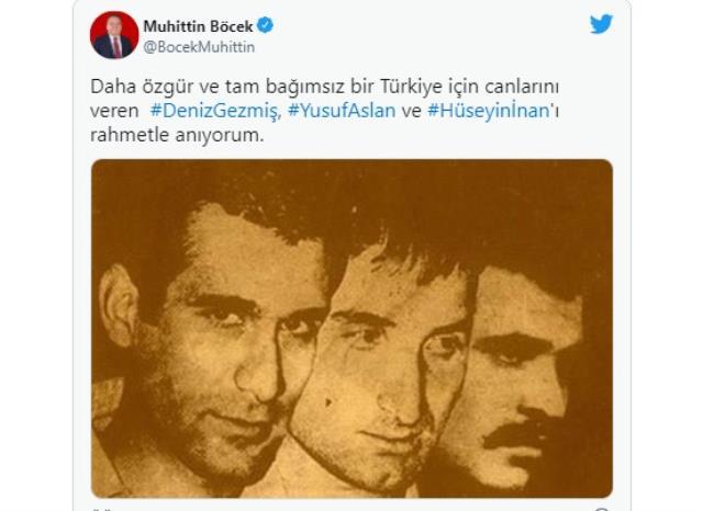 CHP Genel Başkanı Kemal Kılıçdaroğlu Deniz Gezmiş, Yusuf Aslan ve Hüseyin İnan'ı andı: Bundan 50 yıl önce idam edildiler