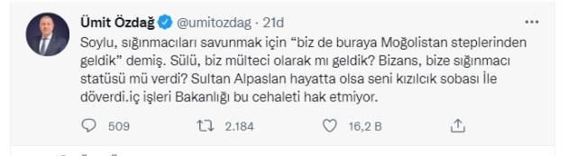 Gözler saat 11:00'da: Ümit Özdağ İçişleri Bakanlığı önüne gidecek mi? Soylu'ya seslendi: Duydum ki barikatlar kurmuşsun Gözler saat 11:00'da: Ümit Özdağ İçişleri Bakanlığı önüne gidecek mi? Soylu'ya seslendi: Duydum ki barikatlar kurmuşsun