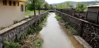 Güroymak Belediyesi tarafından dere temizliği