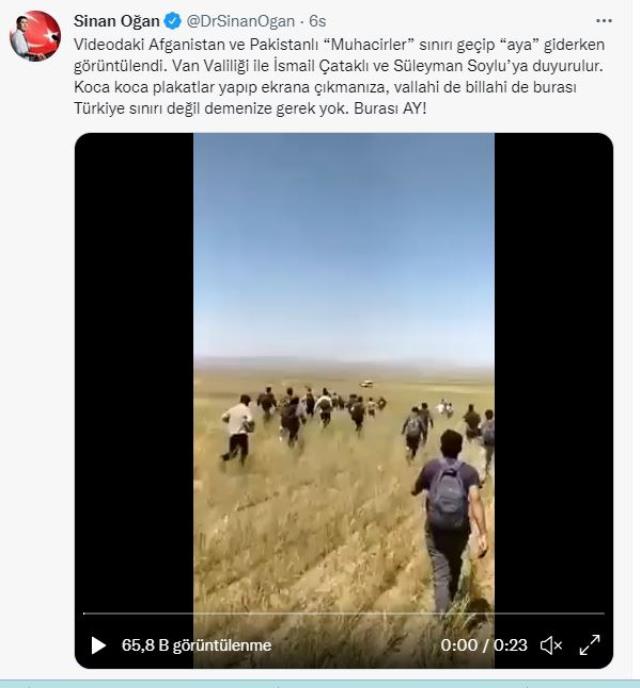 Van Valiliği'nden göçmenlerin sınırı geçtiğini iddia eden Sinan Oğan'a yanıt: Sınır hattını istedikleri vasıtayla gezdirebiliriz Van Valiliği'nden göçmenlerin sınırı geçtiğini iddia eden Sinan Oğan'a yanıt: Sınır hattını istedikleri vasıtayla gezdirebiliriz