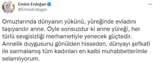 Cumhurbaşkanı Erdoğan'dan duygusal Anneler Günü mesajı: Annelerimiz müşfik bir sığınaktır Cumhurbaşkanı Erdoğan'dan duygusal Anneler Günü mesajı: Annelerimiz müşfik bir sığınaktır