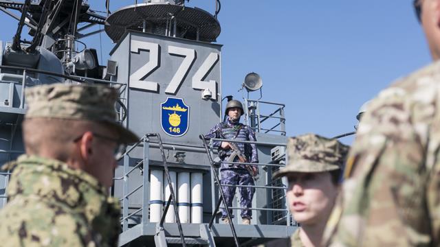 ABD öncülüğündeki 15 ülkeden Rusya'ya Karadeniz'de gözdağı ABD öncülüğündeki 15 ülkeden Rusya'ya Karadeniz'de gözdağı