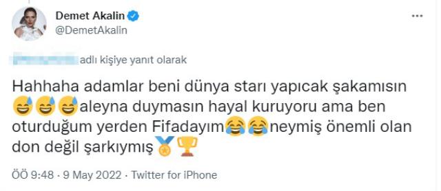 Demet Akalın'dan dünya starı olmak isteyen Aleyna Tilki'yi kızdıracak sözler: Önemli olan don değil şarkı Demet Akalın'dan dünya starı olmak isteyen Aleyna Tilki'yi kızdıracak sözler: Önemli olan don değil şarkı