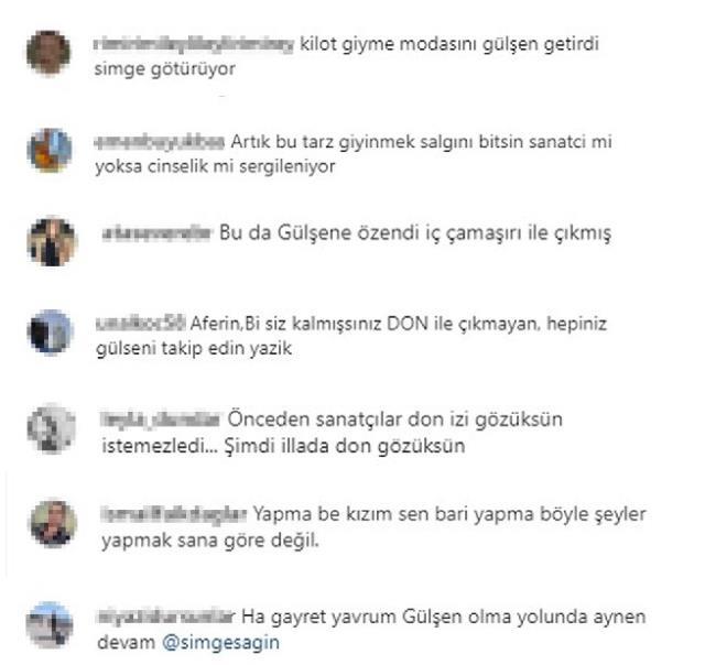 Simge Sağın transparan elbisesiyle konser verdi, her gören Gülşen'e benzetti