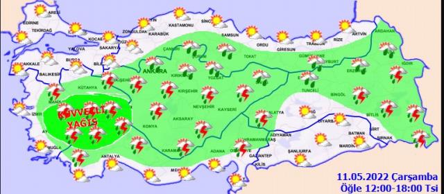 11 Mayıs Çarşamba günü hava nasıl olacak? 11 Mayıs Çarşamba günü hava nasıl olacak?