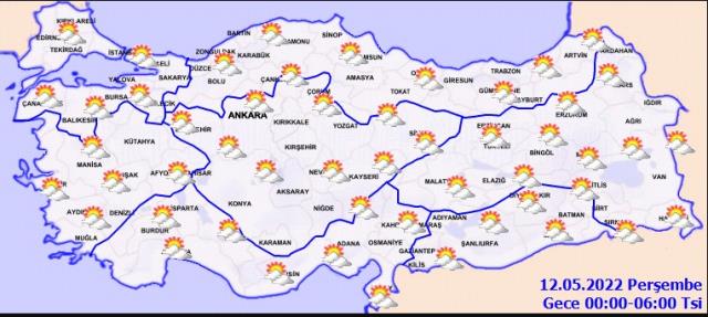 11 Mayıs Çarşamba günü hava nasıl olacak? 11 Mayıs Çarşamba günü hava nasıl olacak?