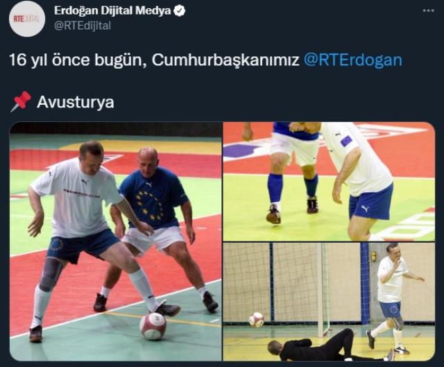 Cumhurbaşkanı Erdoğan'ın 16 yıl önceki salon futbolu fotoğrafları paylaşıldı Cumhurbaşkanı Erdoğan'ın 16 yıl önceki salon futbolu fotoğrafları paylaşıldı