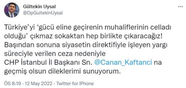 Canan Kaftancıoğlu'na verilen cezanın onanması büyük yankı uyandırdı! Siyasi isimlerden peş peşe açıklama