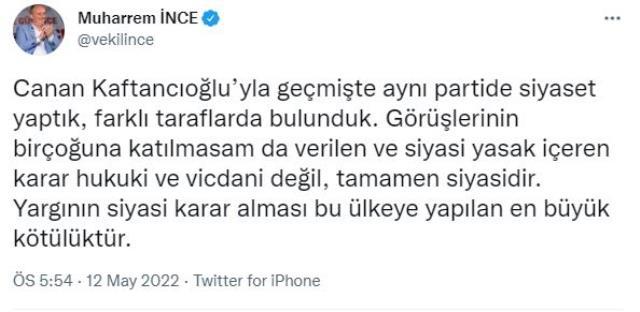 Canan Kaftancıoğlu'na verilen cezanın onanması büyük yankı uyandırdı! Siyasi isimlerden peş peşe açıklama